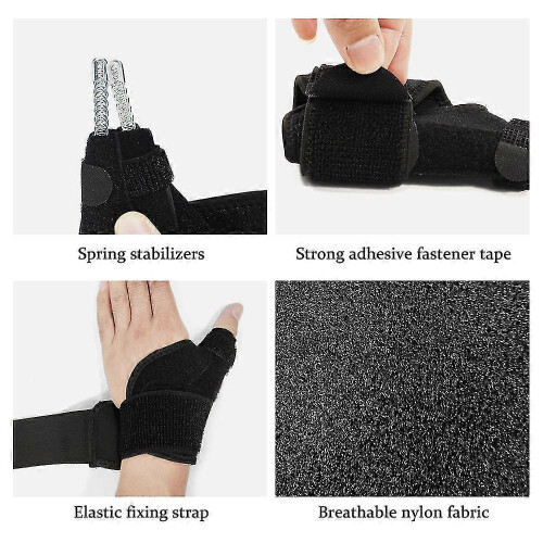 Thumb Stabilizing Brace with Adjustable Straps for Sprains and Tendonitis Support 2
