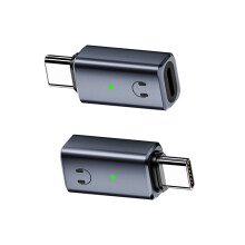 Adaptér Lightning (samice) na USB-C (samec) pro sluchátka – poslech hudby a hovory na zařízeních s USB-C Grey