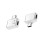 라이트닝(암) to USB-C(수) 측면 굽힘 어댑터 - 통화, 음악 감상, 유선 컨트롤 지원 White 1