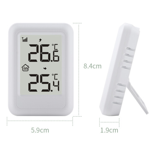 TS-FT0401 Innen- und Außenthermometer mit drahtlosem Sensor 1