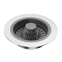 304 Edelstahl Spülenfilter mit Absprungmechanismus