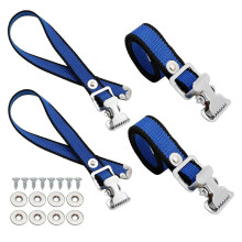 4 Pièces de Sangles pour Échasses pour Cloisons Sèches, Kit de Sangles de Pied Réglables pour Cloisons Sèches, Pièce de Rechange pour Échasses