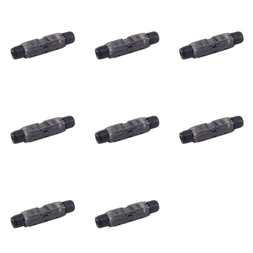 8X RJ45 Cat6A UTP LAN Cable Tool-Less Extension Connector Network Extender Junction Adapter Connection Box