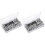 240 Set Kit Occhielli Occhielli Occhielli, Kit Occhielli Occhielli da 1/2 Pollice con Strumenti e Scatola Portaoggetti Argento 2