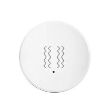 Intelligenter Zigbee-Vibrationssensor, Echtzeitüberwachung, Tür-/Fenster-Vibrationserkennungssirene für Zuhause, App-Fernbedienung