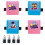 Mathe Roller Stamp - 4 StüCk Roller Digital Teaching Stamp (Addition, Subtraktion, Multiplikation und Division) 1
