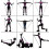11 Pcs Resistance Bands Set 200 lbs, Home Gym Workout Strength Training 7
