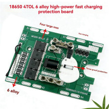 2X for 18650 Battery Protection Board 21V 6A Fast Charging 180A Battery Protection Board for Power Tool