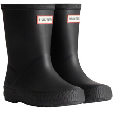 (10 UK Child, Black) Hunter Childrens/Kids Flatform Wellington Boots