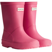(12 UK Child, Pink) Hunter Childrens/Kids Flatform Wellington Boots