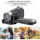 Câmera de Vídeo Portátil, Câmera DV de 1080P 16MP com Zoom Digital de 16x, Tela Rotativa TFT de 2,7 Polegadas e Cabo USB 4