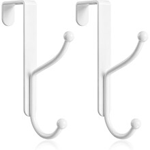 Lot de 2 Crochets de Porte Robustes, Parfaits pour Suspendre Chapeaux, Sacs Ă Serviettes et Manteaux