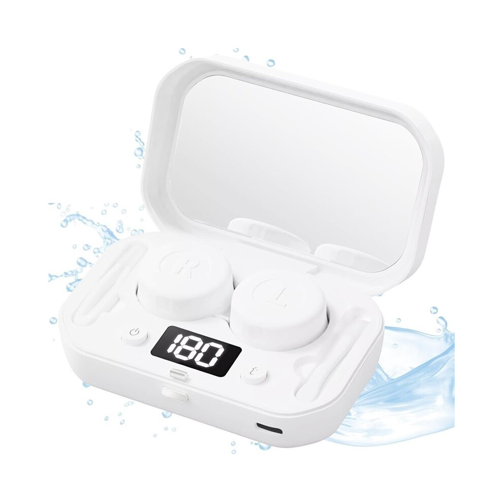 Contacts Len Cleaning Machine, Portable Ultrasonic Contacts Lens Cleaner, 360  High-Frequency Vibrate