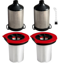 12049774 Ersatzfilter für Unlimited 10/Unlimited 9 Akku-Staubsauger, Waschbarer Edelstahlfilter