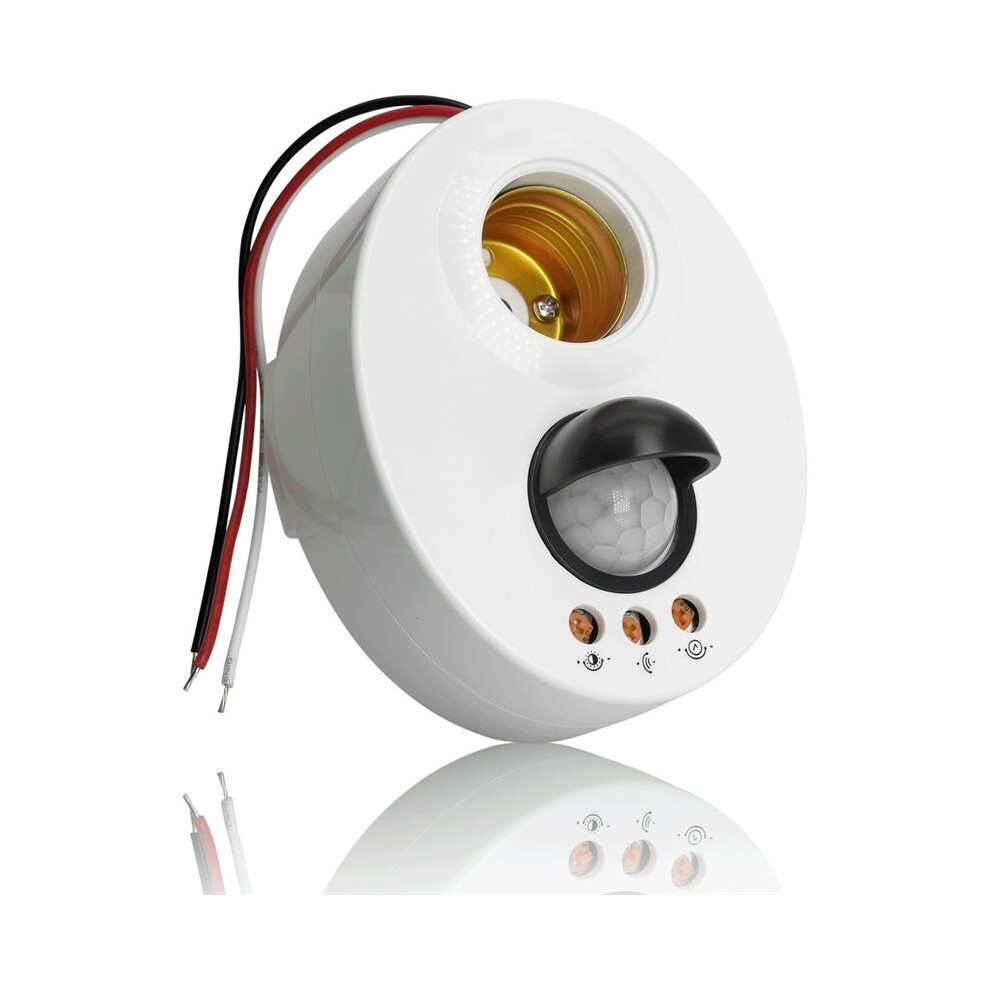 E27 Infrared Led Holder Pir Motion Sensor Adjustable Delay Base Holder Light 4713126540300
