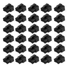 30 PièCes 4.2Mm 6 + 2 Broches 8P 8PIN Connecteur D'Alimentation Mâle Coque en Plastique pour Ordinateur PC ATX Carte Graphique GPU, Noir