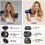 Acessório Difusor para Secador de Cabelo - Design Universal  e Colapsável Que Se Ajusta de 1,5 A 3,2 Polegadas, para Cabelos Grossos, Longos, 6