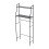 Living And Home 2-Tier Over-The-Toilet Storage Rack, Black 3