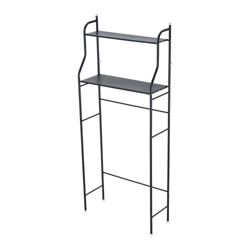 Living And Home 2-Tier Over-The-Toilet Storage Rack, Black 2