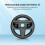 Left Right Game Steering Wheel Controller Handle Holder Grip  Controller Gamepad for   OLED A 5