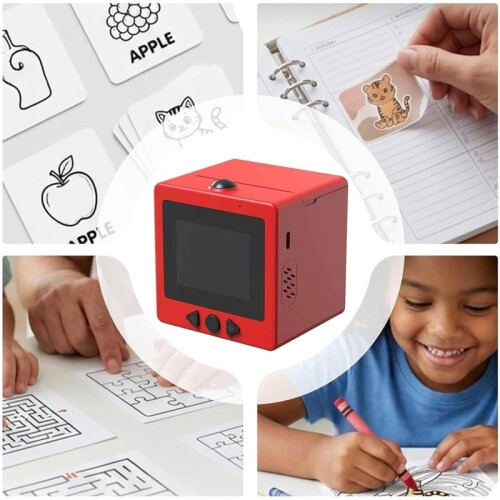 Sticker Maker for Kids,AI Voice-Activated Portable Label Printer with Display,Inkless Thermal Printer,AI Thermal Printer 1