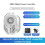 MEMO Controller Joystick per Giochi Mobile MB07 con Batteria Integrata da 400 MAh,  5.3, Compatibile con Sistemi IOS e Android e Dotato di 4
