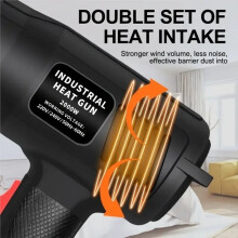 2000W Hittepistool Hoge Vermogen Temperatuur Regulerende Industriële Elektrische Hittepistool Auto Folie Bakpistool Gereedschap EU Stekker