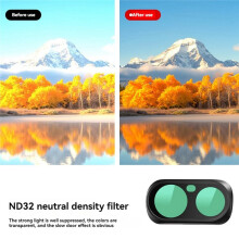 Filtro Magnetico ND8 per Fotocamera per per Dual Lens, Forte Riduzione Della Luce, Filtro per Obiettivi A Lunga Esposizione ND8.