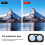 Magnetfilter für  Dual Lens Kamera Lichtverschmutzungsfilter UV CPL 1/4 Schwarzer Diffusionsfilter UV 2