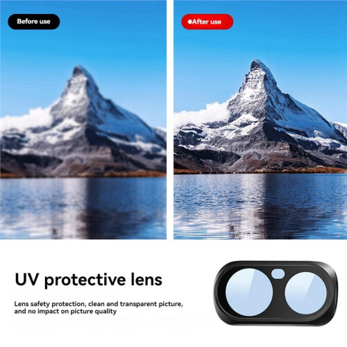 Magnetfilter für  Dual Lens Kamera Lichtverschmutzungsfilter UV CPL 1/4 Schwarzer Diffusionsfilter UV 1