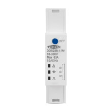 TOMZN 63A WIFI para Medidor de Energia Bidirecional Inteligente com Timer Monitor de Potência Medidor de KWh com Proteção de Tensão e Corrente