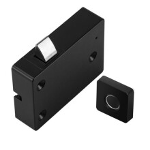 T4 Fingerprint Drawer Lock Home Drawer Wardrobe Office File Cabinet Fingerprint Lock Anti-Theft Lock Graffiti