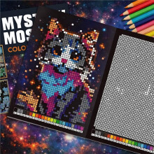 100 Color By Number Mysteries: A Coloring Book for Adults Relaxation and Wonder - Squares, Diamonds