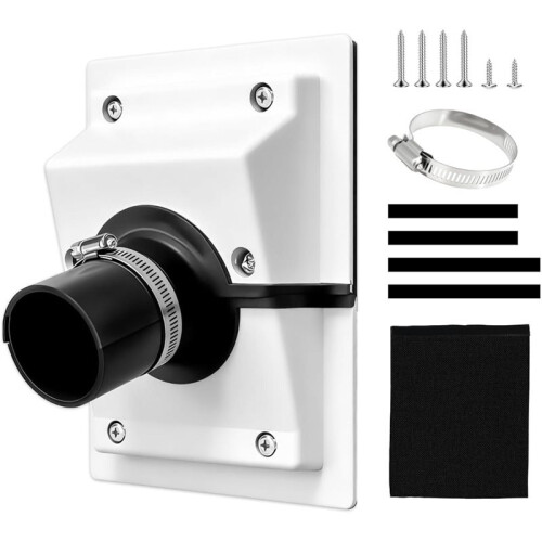 HVAC Wall Penetration and -Set Cover Kit, Separable AC  Setting Wall Cover Plate Kit