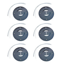 6Pack 8 String Steel Wire Trimmer for Cordless String Trimmer,Universal Rotary Grass Cutter for Lawn Mower