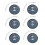 6Pack 8 String Steel Wire Trimmer  for Cordless String Trimmer,Universal Rotary Grass Cutter for Lawn Mower 2