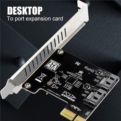 Expansion Card, Computer Host Accessories, 2-Port Controller, Cooling Adapter, Ideal for Workstation Systems,Desktop Use 2