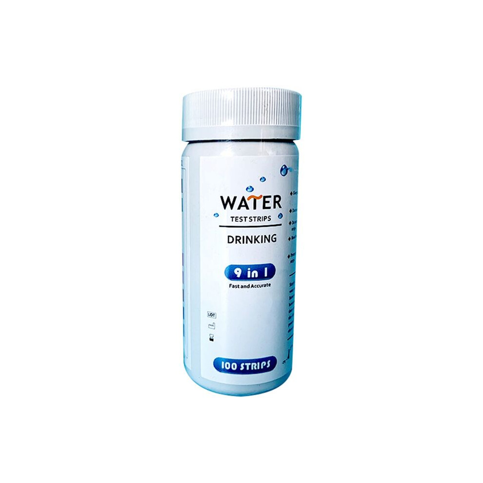 Torribaly Water Test Kit 100 Home Water Test Strips For Well And Faucet Test Kit Tests For Ph, Chlorine, Lead Nitrite And More
