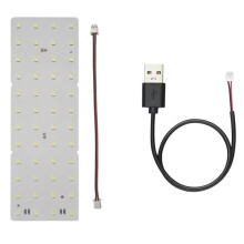 For Bambu Lithophane LED Backlight Board Kit USB-A to PH2.0 Power Supply Lamp Panel Light Board CMYK LED
