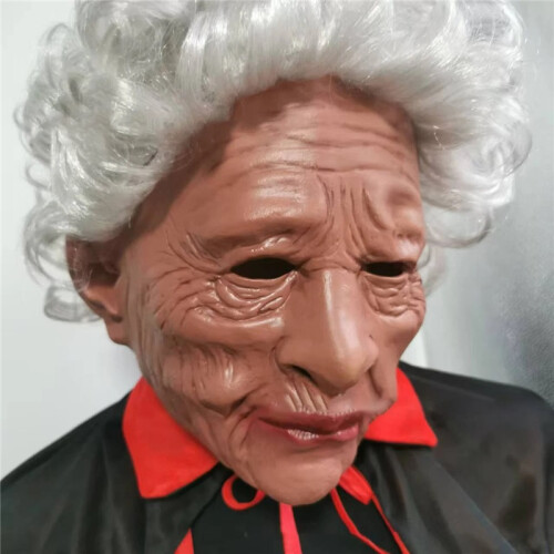 Masque en latex de grand-mère