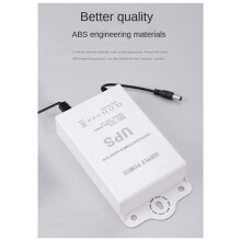 12V-2A Uninterruptible Power Supply for WiFi, Modem, Router, Security Camera UPS Battery Backup Protector US PLUG