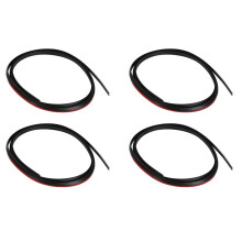 4Pcs Car Wheel Eyebrow Rubber Seal Kit 538516002001 / 53851-60020-01 for Landcruiser 80 Series FJ80 HDJ80