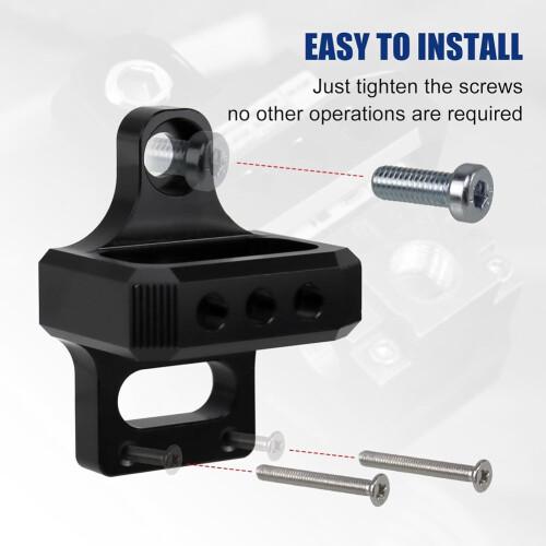 Solenoid Mounting Bracket for  AEM Boost Controller 3-Port, Aluminum Universal Solenoid Mounting Bracket 2