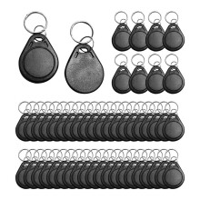 50Pcs T5577 Writable 125kHz RFID Key Fob Proximity ID Card Token Tag, 125khz RFID Writable Rewritable T5577 Fob