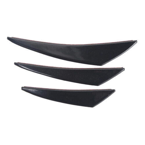Universal Pvc Car Front Bumper Lip Protector Rear Diffuser Auto Spoiler Splitter Wing Protection Guard 6PCS 2