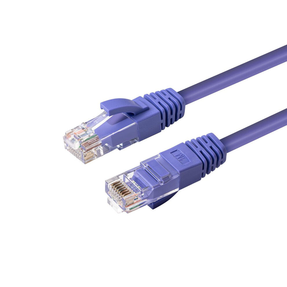Microconnect Cat6a Utp 0.5M Lszh Purple 5704174955801