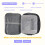 Important File Pocket Holder,Document Organizer Box,Oxford Waterproof Document Storage Bag with Safe Code Lock (Gray) 3