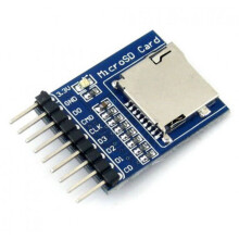 For Micro- (TF) Card Storage Module Development Board Card Module Card Holder 2.54mm Pitch for SDIO & SPI Prots