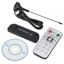 Récepteur de Clé de Tuner TV Numérique USB2.0 FM SDR Dongle pour L'Enregistrement et la Lecture en Temps Réel