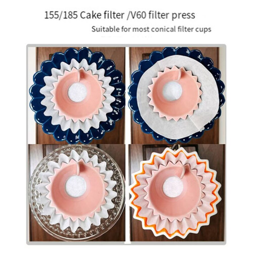 Ceramic Coffee Filter Cup Origami Bowls,Coffee Filter Paper Assistant for Paragons Filter Cup 1
